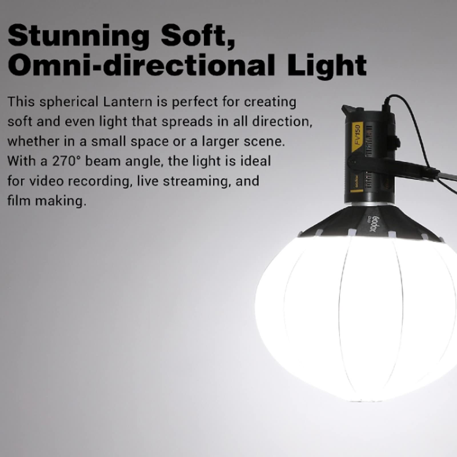 Amazon.com : GODOX CS-50D Lantern Softbox 50cm/20inch Omni